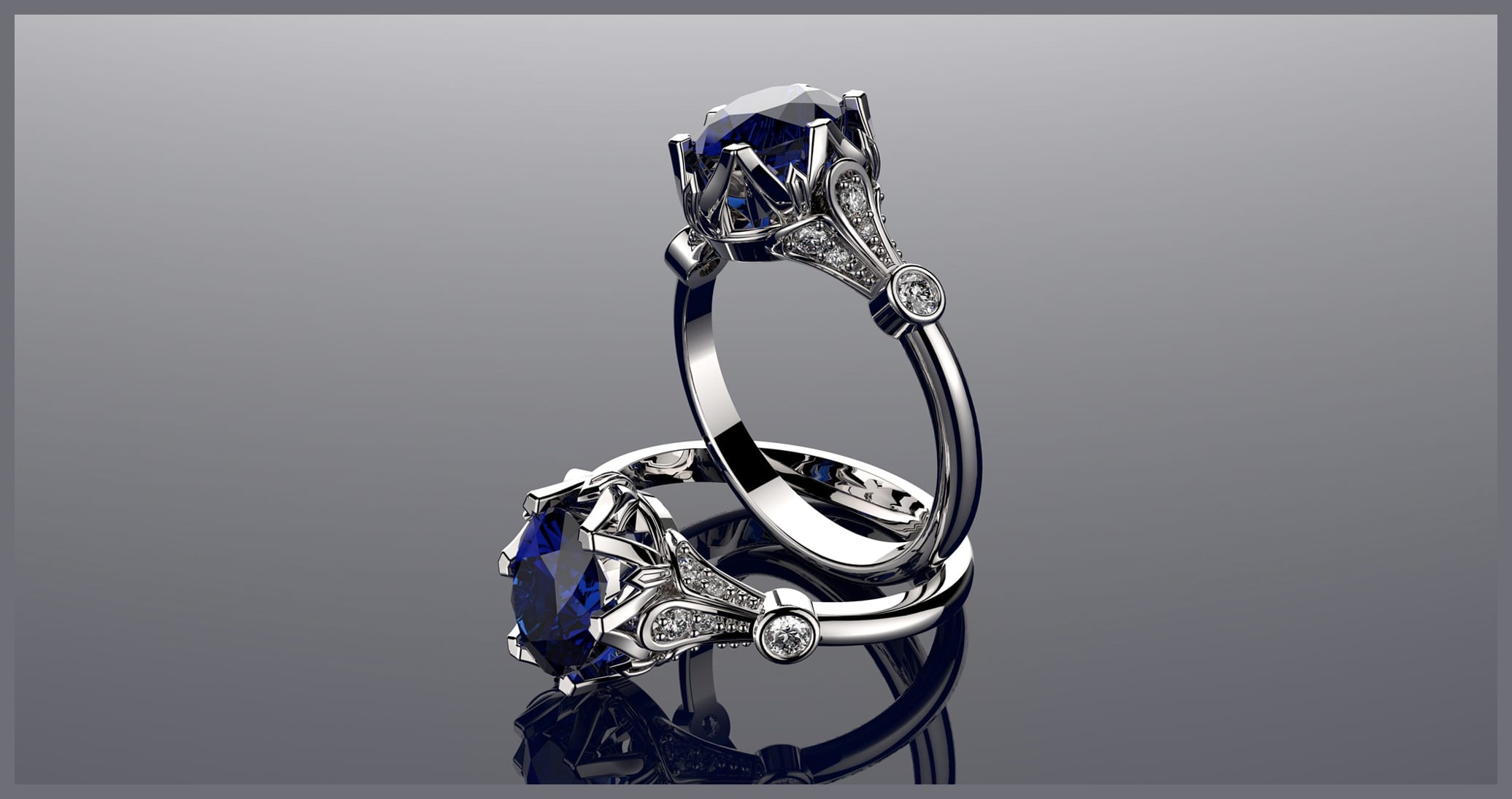 vintage antique sapphire engagement ring
